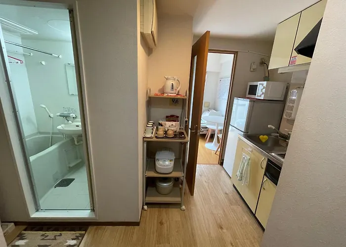 新宿庭院の屋-Shinjuku Garden Home -28 Square Meters King Size Bed Garden Room