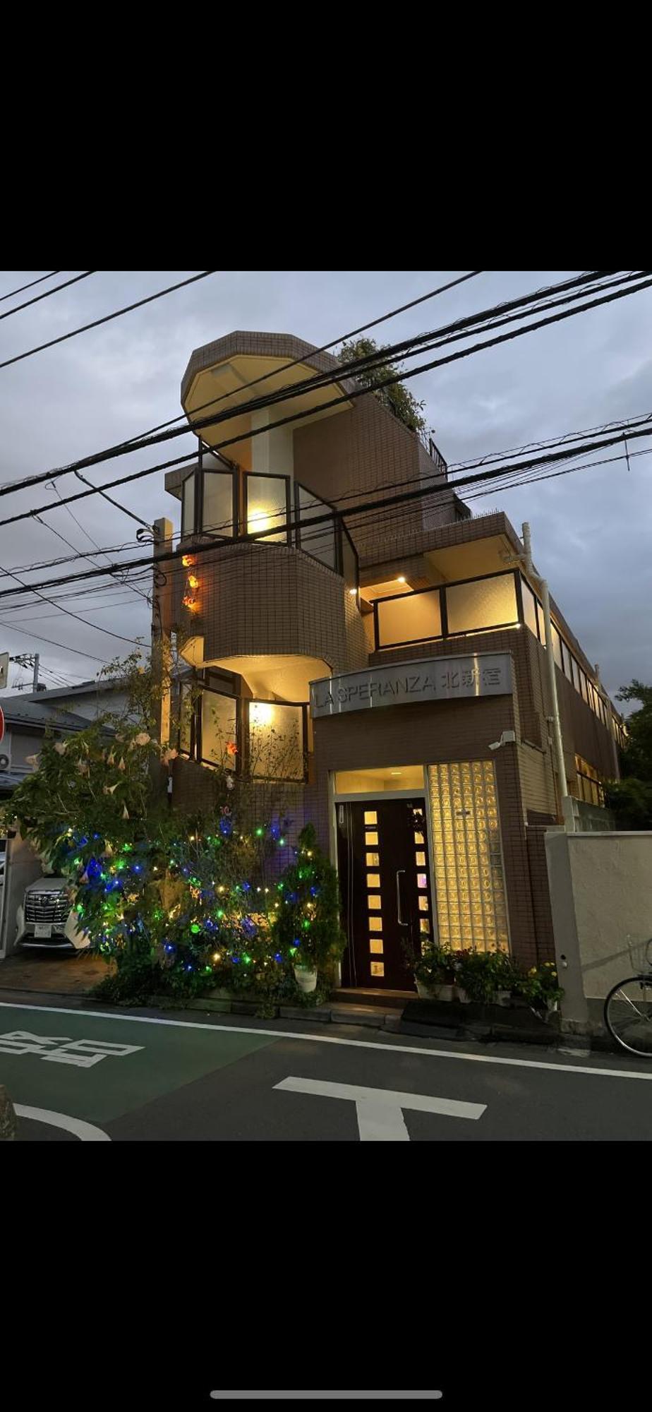 公寓 新宿庭院の屋-shinjuku Garden -28 Square Meters King Size Bed Garden